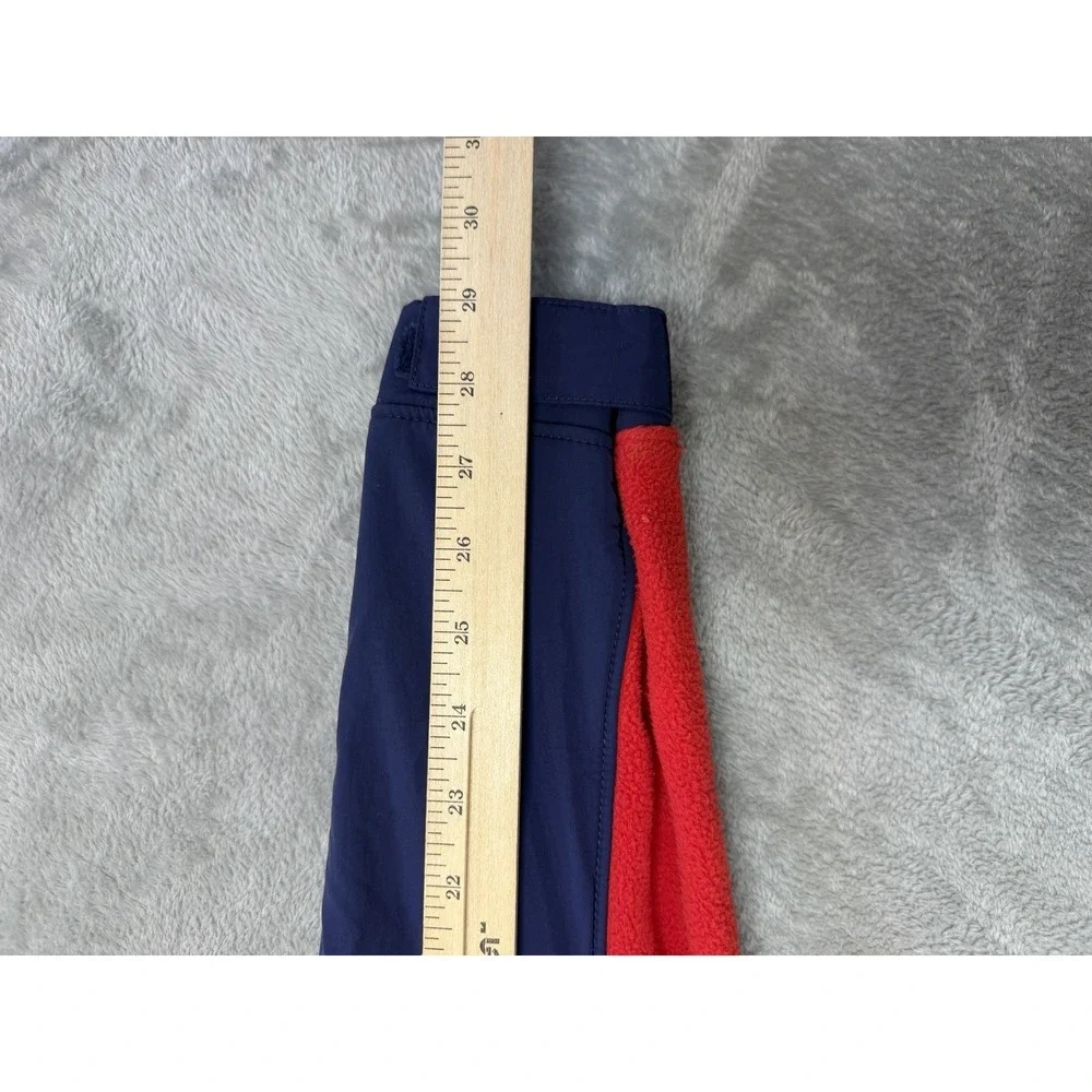 Polo Ralph Lauren Fleece Jacket Mens Small Red Blue Full Zip Colorblock Coat